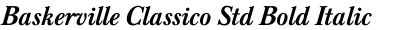 Baskerville Classico Std Bold Italic